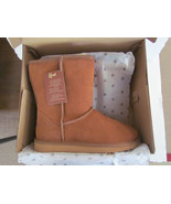 Kemi Bella Women&#39;s Suede Winter Boots Tan / Chestnut 8 M - 1748CNT - £35.91 GBP