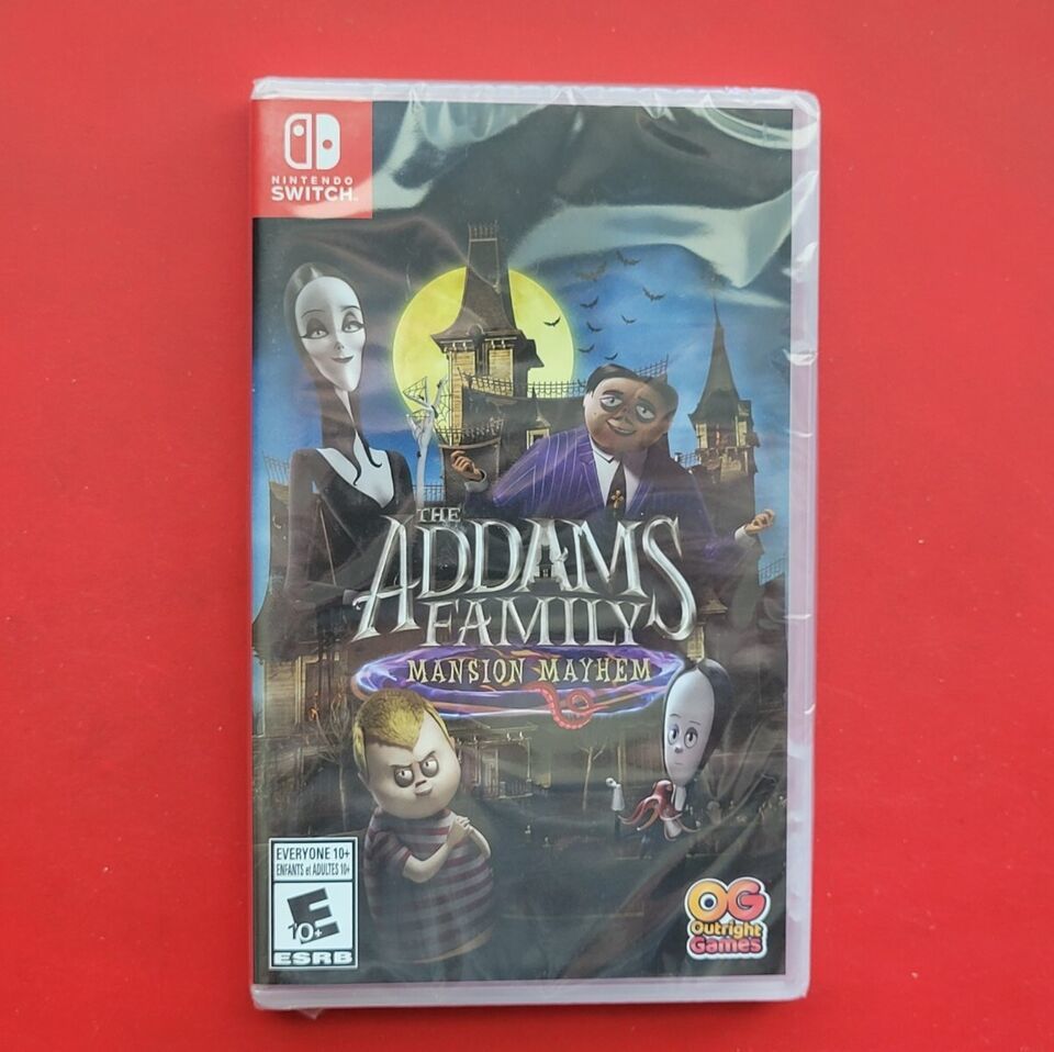 Primary image for Addams Family: Mansion Mayhem Nintendo Switch Brand New Sealed