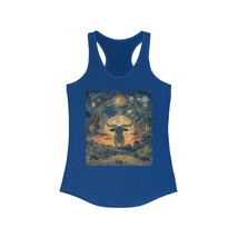 Taurus Zodiac Power Racerback Tank Top: Celestial Bull&#39;s Strength &amp; Resilience - - £20.11 GBP