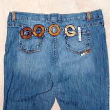 Vintage Coogi Australia Embroidered Spellout Wide Leg Jeans - Size 20 (42x32) - £19.62 GBP