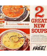 1959 Campbell&#39;s Tomato Rice Cream Of Veg Soup Advertisement Canned Foods... - €25,64 EUR