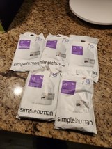 Simplehuman 6L Custom Fit Liners Code Size B Packs 1.6-Gallon X-Strong Q... - $28.71