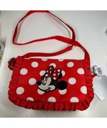 Disney Parks Minnie Mouse Red Crossbody Bag Polka Dot Adjustable NEW WIT... - $19.16 CAD
