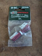 KATO HO/N Gauge #24-841 Turnout Extension Cord (35&quot;)- New/Sealed - £3.11 GBP