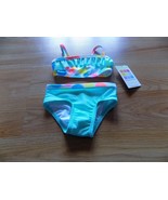 Size 3-6 Months Healthtex 2 Piece Swimsuit Swim Bathing Suit Aqua Mint D... - £11.95 GBP