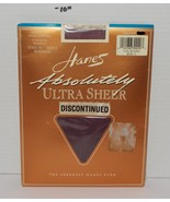 Hanes Ultra Sheer Pantyhose Control Sandalfoot Size C Bordeaux Style 707 - $9.85