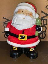 Gibson Home Hand painted Santa Claus Cookie Jar - £10.99 GBP