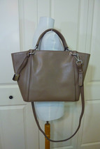 NWT FURLA Taupe Saffiano Leather EW Convertible Zaffiro Tote Bag $498 - $428.00