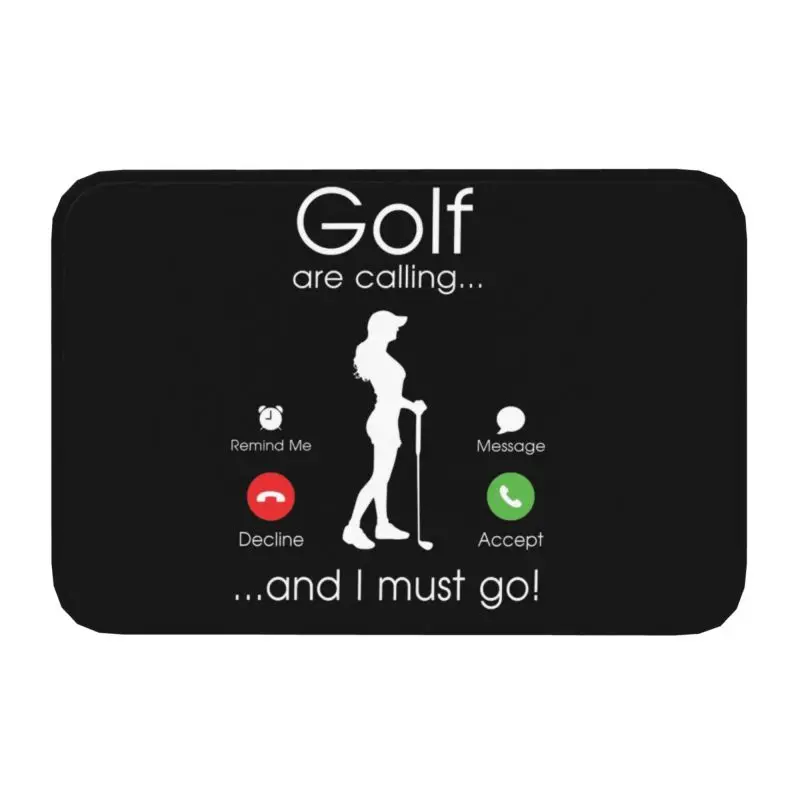 Golf Is Calling And I Must Go Doormat Non-Slip Mat Bedroom Floor Door En... - £12.62 GBP