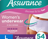 Assurance Incontinence Pads Large - Pack of 54 - $33.65