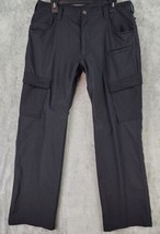 Propper Tactical Pants Mens 36 x 32 Black Canvas Lightweight Casual Cargo Pocket - £20.51 GBP