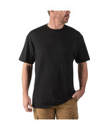 Walls Short Sleeve Working Man&#39;s Pocket Tees MEDIUM Black 2 Pack New In Pkg - $33.13 CAD