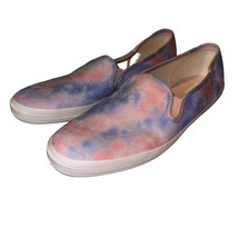 Keds Pink Blue Tie Dye Slip On Flat Sneakers Shoes Womens US 10 - £19.51 GBP