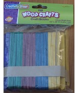 Creativity Street Wooden Craft Sticks - Package of 150 Colored Sticks - NEW - $6.92