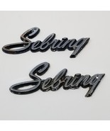 TWO 1971-74 Plymouth Sebring Name Plates - $39.55