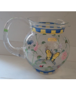 Lenox Water Tea Pitcher Butterflies Spring Summer Brunch Vase Meadow - £17.29 GBP