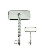 LOWRIDER PRIME Rectangle Double Square Twisted Mirror,  All Colors IN STOCK - £17.20 GBP