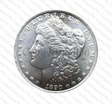 1890 CC Morgan Silver Dollar Commemorative COPY coin - £11.73 GBP