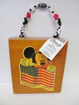 Ashton Churchill Disney Cigar Box Purse South Beach Hand Crafted Mickey Mouse . - £30.02 GBP