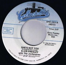 Elvis Presley She&#39;s Not You 45 rpm Jailhouse Rock - £3.88 GBP