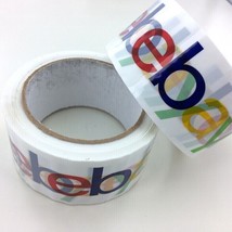 2 roll of eBay Branded Packaging Shipping Tape with Color Logo 75Yds x 2... - £9.31 GBP