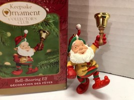 Hallmark 2000 Keepsake Ornament Bell-Bearing Elf Collector’s Club - $91.77 MXN