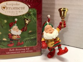 Hallmark 2000 Keepsake Ornament Bell-Bearing Elf Collector’s Club - £3.88 GBP