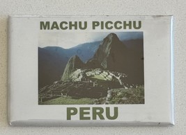 Machu Picchu Perus Green Mountains Refrigerator Magnet - $14.84