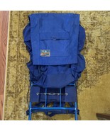 Vintage Blue World Famous Everest #231 Hiking Backpack &amp; Magnesium Frame - $1,762.10 MXN