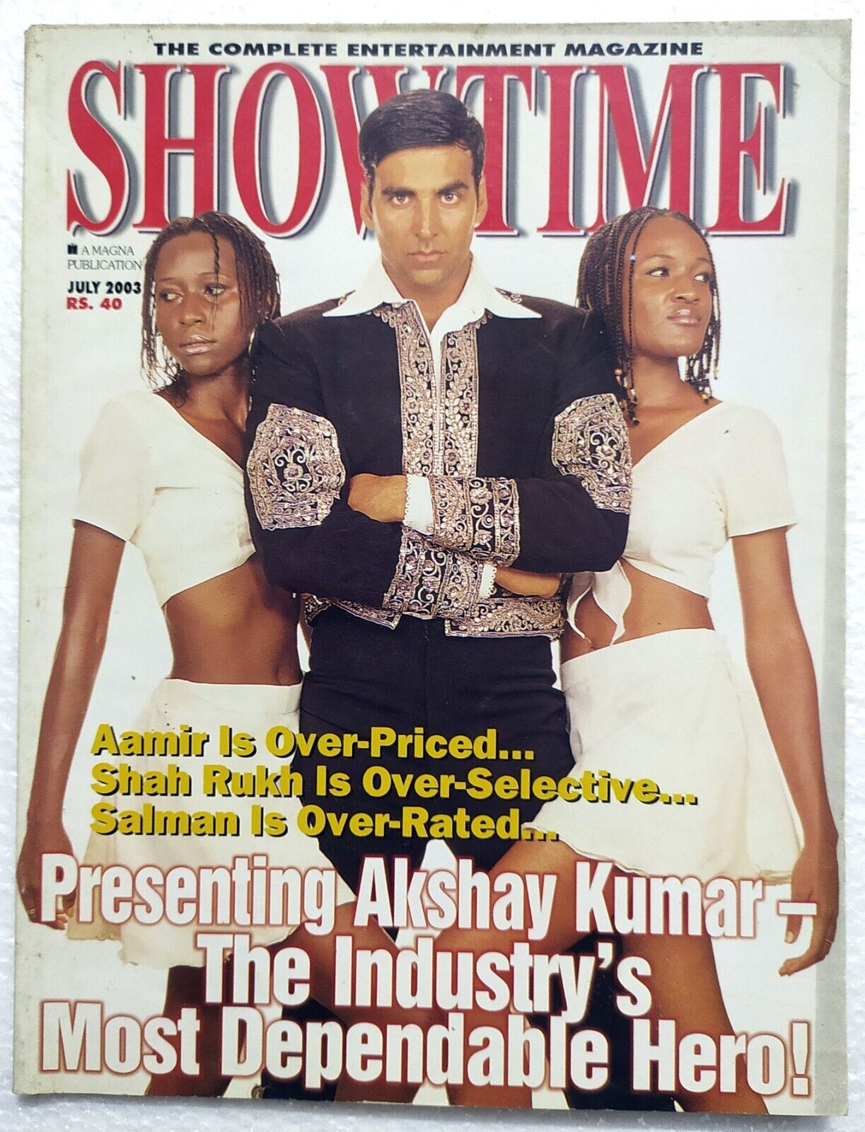 Showtime Jul 2003 Akshay Jennifer Abhishek Lara Priyanka Rani Aftab Neha... - $14.99