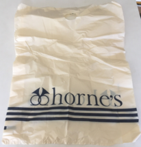 Defunct Horne&#39;s department store plastic bag horn graphics on bag movie ... - $19.75