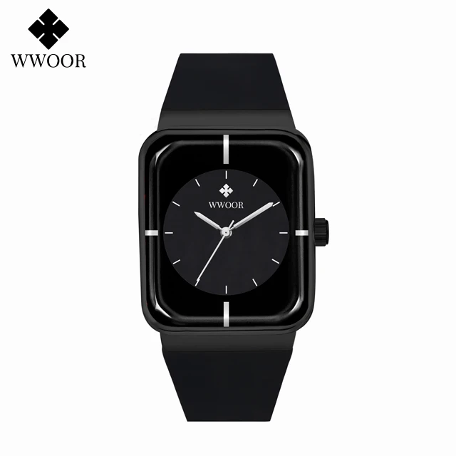 Men&#39;s Watches Fashion Simple Square Quartz Wristwatch Male Original Wate... - $28.79