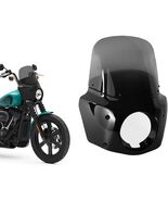 5.75&quot; Headlight Fairing Mask With 13&#39;&#39; Smoke Windshield For Harley 49mm ... - €85,20 EUR