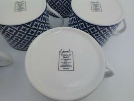 Victoria Beale Williamsburg Casual 9026 Set of 7 Tea Cups and Saucers Blue White image 9