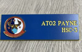 US Navy HELSEACOMBATRON Three HSC-3 Merlins Helicopter Est. 1967 Name Ta... - $7.91