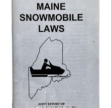 Maine 1997 Snowmobile Laws And Regulations Vintage 1st Printing Booklet E72 - $9.99