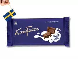 1 Bar of Karl Fazer Milk Chocolate bar 145g (5.11 Oz), Finnish chocolate - $10.42