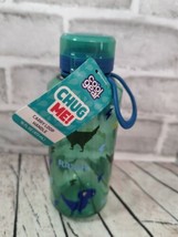 Cool Gear Chug Me green dinosaur plastic kid water bottle carry loop handle 16oz - £6.32 GBP