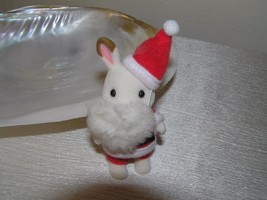 Calico Critters Limited Christmas Ed Tan Cream Hopscotch Bunny w Santa Claus - £54.71 GBP