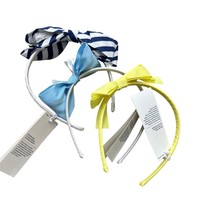 Janie and Jack Lot of 3 Headbands One Size Yellow Blue Striped New with ... - $370.68 MXN
