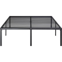 Queen 18-inch Metal Platform Bed Frame with Under-Bed Storage Space - $232.99