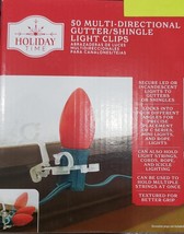 Holiday Time Advanced Multi-Directional Gutter/Shingle Light Clips, 50 C... - $11.87