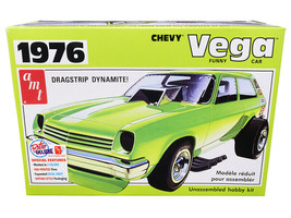 Skill 2 Model Kit 1976 Chevrolet Vega Funny Car 1/25 Scale Model AMT - £37.46 GBP