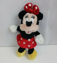 Disneyland Resort Walt Disney World Minnie Mouse 5&quot; Fuzzy Plush Collectible - £7.61 GBP