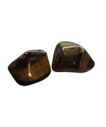 Tigers eye tumbled crystals two crystals bundle. Grounding balance prosp... - $4.00