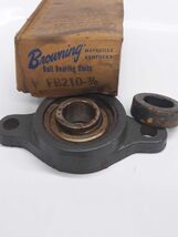Browning FB210-7/8 Flange Ball Bearing Pillow Block, Bore 7/8&quot;  - $27.90 CAD