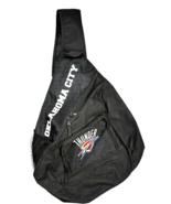 oklahoma city thunder OKC NBA crossbody messenger bag black canvas 16in ... - €23,81 EUR