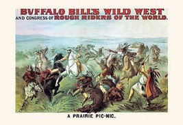 Buffalo Bill: A Prairie Picnic 20 x 30 Poster - £20.74 GBP