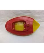 *Needs Repair* Liddle Kiddles Red Yellow Toy Boat 3&quot; - $163.28 MXN
