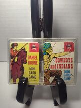 Vtg 1967 Ed‑U‑Cards Daniel Boone &amp; Cowboys and Indians Mini Card Game Se... - $19.79